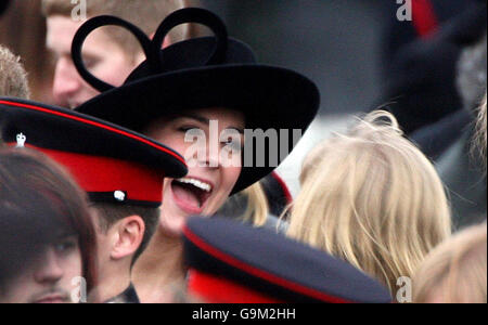 Prinz William in Sandhurst vorbei Stockfoto