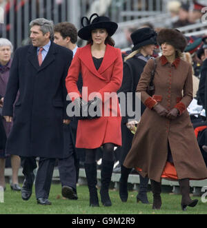 Prinz William in Sandhurst vorbei Stockfoto