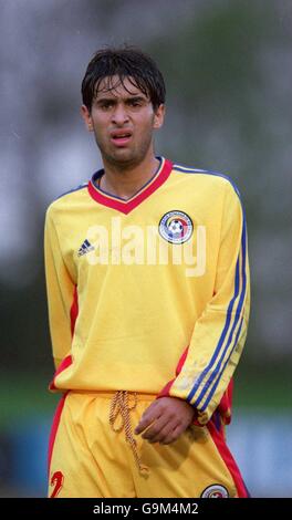 Fußball - Europameisterschaft unter 16 - Gruppe A - Belgien - Rumänien. Andrei Ciurea, Rumänien Stockfoto