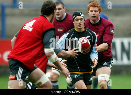 Rugby-Union - New Zealand Trainingseinheit - Cardiff Arms Park - Cardiff Stockfoto