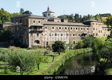 Kloster in Samos, Spanien Stockfoto