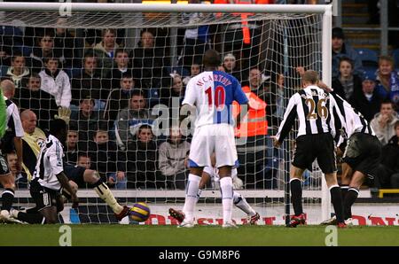 Fußball - FA Barclays Premiership - Blackburn Rovers V Newcastle United - Ewood Park Stockfoto