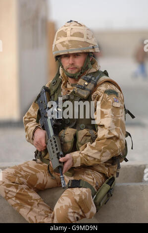 Afghanistan-Patrouille Stockfoto