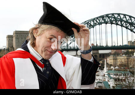 Brown und Geldof erhalten Ehrentitel Stockfoto