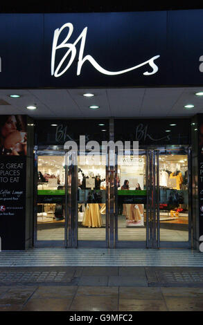 Geschäfte der Oxford Street Stockfoto