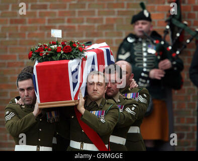 Beerdigung Servicewoman Stockfoto