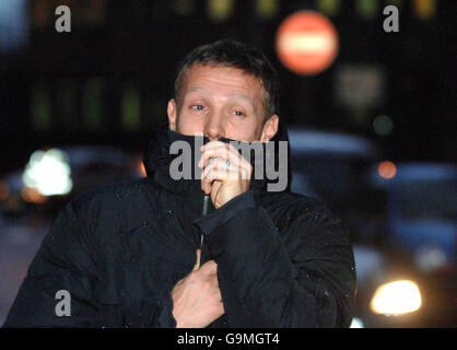 Craig Bellamy vor Gericht Stockfoto