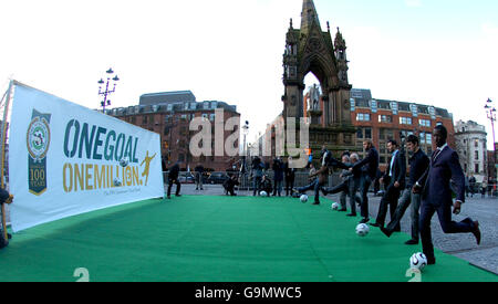 Fußball - PFA hundertjährigen Launch - Manchester Town Hall Stockfoto