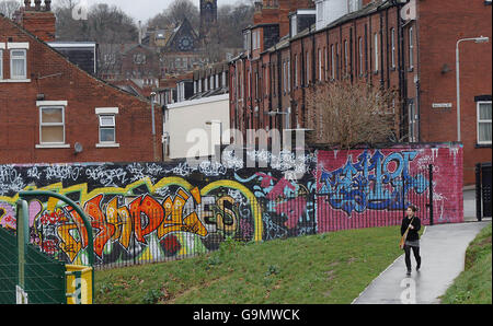 Urban Decay Bilder Stockfoto