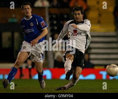 Fußball - FA-Cup - 3. Runde Replay - Fulham gegen Leicester City - Craven Cottage Stockfoto