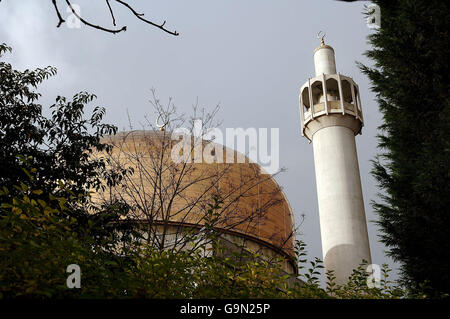 Stock Bild der Central London Moschee im Regent's Park, Central London. Stockfoto