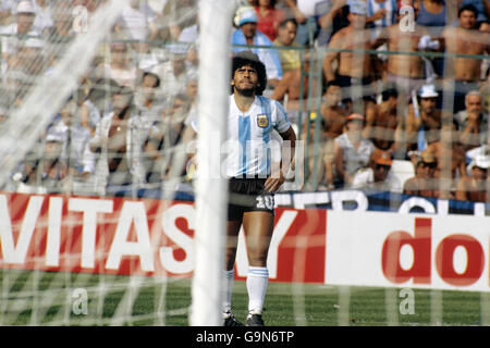 -World Cup Spanien 1982 - Gruppe C - Brasilien V Argentinien - Sarria Fußballstadion Stockfoto