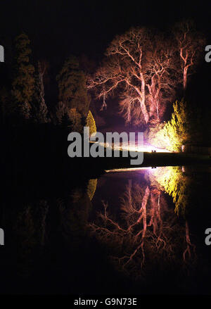 Sheffield Park beleuchtet Stockfoto