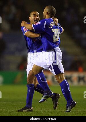 Fußball - FA-Cup - 3. Runde - Leicester City V Fulham - The Walkers Stadium Stockfoto