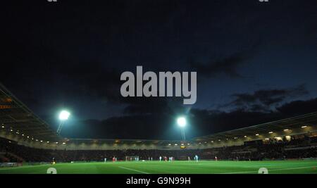 Fußball - FA Cup - Dritte Runde - Doncaster Rovers gegen Bolton Wanderers - Keepmoat Stadium. Doncaster Rovers' Keepmoat Stadium Stockfoto