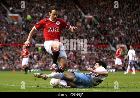 Fußball - FA-Cup - 3. Runde - Manchester United gegen Aston Villa - Old Trafford Stockfoto