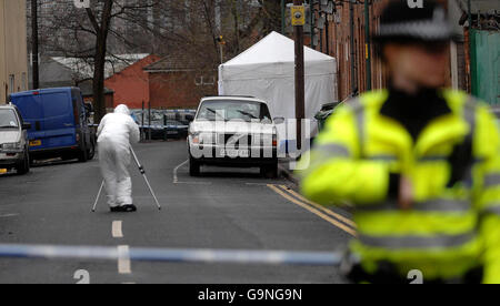 Walsall Überfall Tod Stockfoto