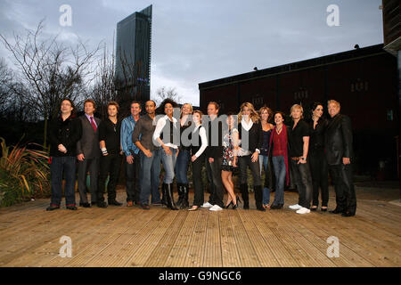 Soapstar Superstar Photocall - Manchester Stockfoto