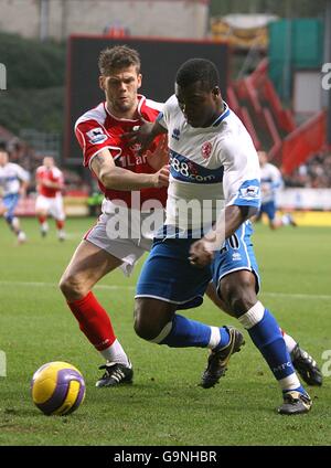 Fußball - FA Barclays Premiership - Charlton Athletic V Middlesbrough - The Valley Stockfoto