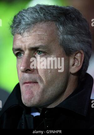 Fußball - FA Barclays Premiership - Blackburn Rovers / Arsenal - Ewood Park. Mark Hughes, Manager von Blackburn Rovers Stockfoto