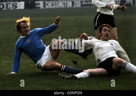 Fußball - Manchester United gegen Derby County - First Division Stockfoto