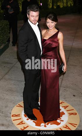 Rebecca Gayheart und Eric Dane kommen zur jährlichen Vanity Fair Party im Mortons Restaurant, Los Angeles. Stockfoto