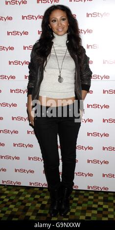 Amelle aus Sugababes kommt für die InStyle Magazine Best Beauty Awards bei Sketch im Zentrum von London. Stockfoto