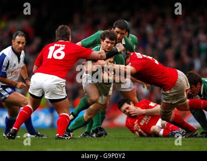 Rugby-Union - RBS 6 Nations Championship 2007 - Wales / Irland - Millennium Stadium Stockfoto