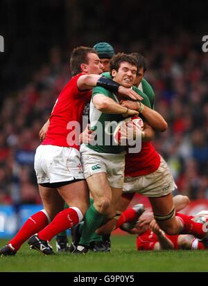 Rugby-Union - RBS 6 Nations Championship 2007 - Wales / Irland - Millennium Stadium Stockfoto