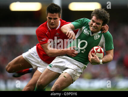 Rugby-Union - RBS 6 Nations Championship 2007 - Wales / Irland - Millennium Stadium Stockfoto