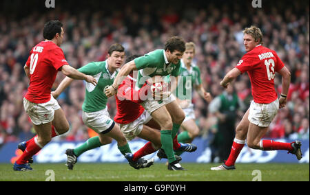 Rugby-Union - RBS 6 Nations Championship 2007 - Wales / Irland - Millennium Stadium Stockfoto