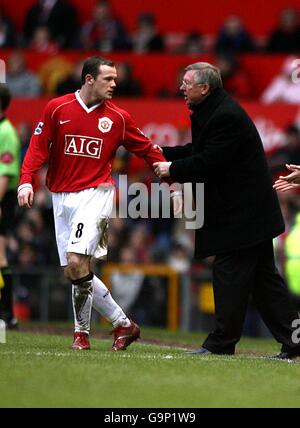 Fußball - FA Barclays Premiership - Manchester United gegen Charlton Athletic - Old Trafford Stockfoto