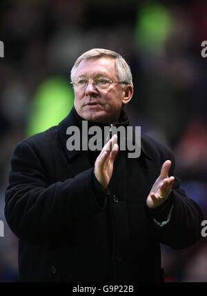 Fußball - FA Barclays Premiership - Manchester United / Charlton Athletic - Old Trafford. Sir Alex Ferguson, Manager von Manchester United Stockfoto