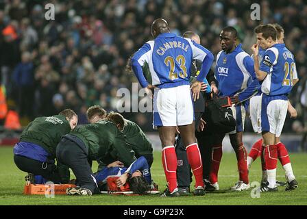 Fußball - FA Barclays Premiership - Portsmouth V Manchester City - Fratton Park Stockfoto