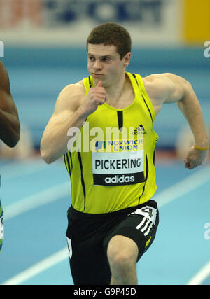 Leichtathletik - IAAF Norwich Union Indoor Grand Prix - National Indoor Arena. Der britische Craig Pickering Stockfoto