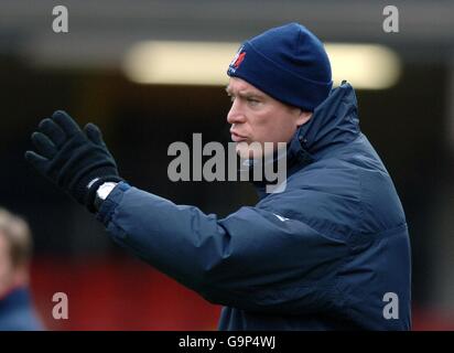 Rugby Union - Guinness Premiership - Saracens V Gloucester - Vicarage Road. Gloucester-Trainer Dean Ryan Stockfoto