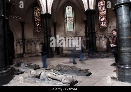 Da Vinci Code London Walk. Tempelkirche. Stockfoto