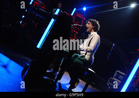 Mika spielt live im Koko in Camden, Nord London. Stockfoto