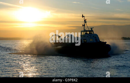 Transport - Hovercraft - Solent Stockfoto