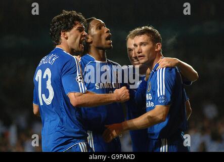 Fußball - UEFA Champions League - ersten Ko-Runde - Rückspiel - Chelsea V FC Porto - Stamford Bridge Stockfoto