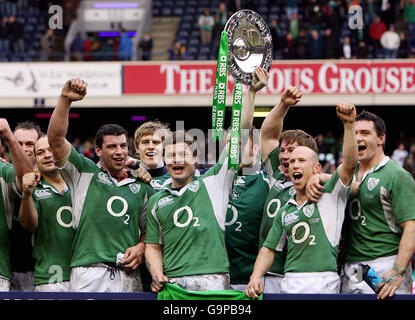 Rugby-Union - RBS 6 Nations Championship 2007 - Schottland / Irland - Murrayfield Stockfoto