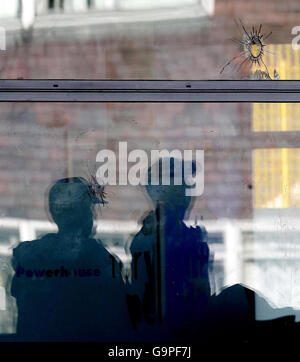 Teenager in Manchester gedreht Stockfoto