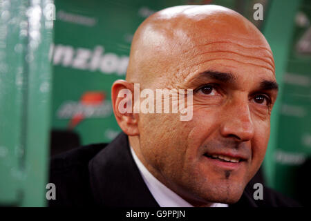 Fußball - Italienische Serie A - Roma gegen Udinese - Olimpico Stadium. Luciano Spalletti, Trainer Roma Stockfoto