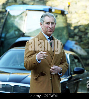 Prince Of Wales besucht nordwestlich Stockfoto