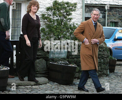 Prince Of Wales besucht nordwestlich Stockfoto