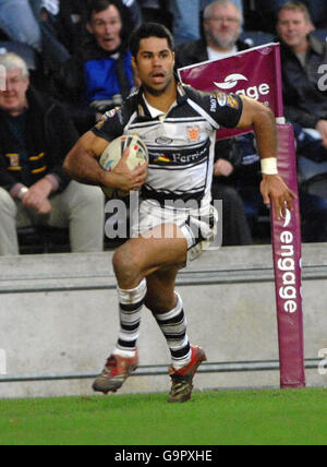 Rugby League - Engage Super League - Hull FC V Katalanen Drachen - KC Stadium Stockfoto