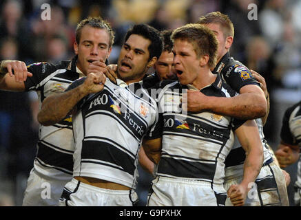 Rugby League - Engage Super League - Hull FC V Katalanen Drachen - KC Stadium Stockfoto