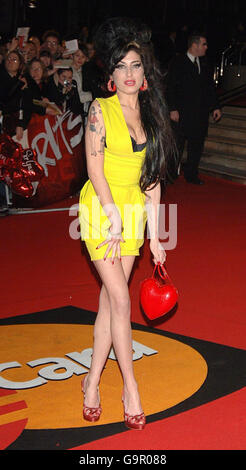 Die Brit Awards 2007 - Ankünfte Stockfoto