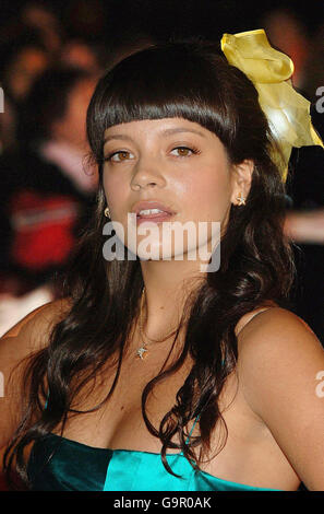 Die Brit Awards 2007 - Ankünfte Stockfoto