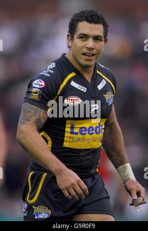 Rugby League - Engage Super League - Salford Stadt-Rottöne V Leeds Rhinos - The Willows Stockfoto